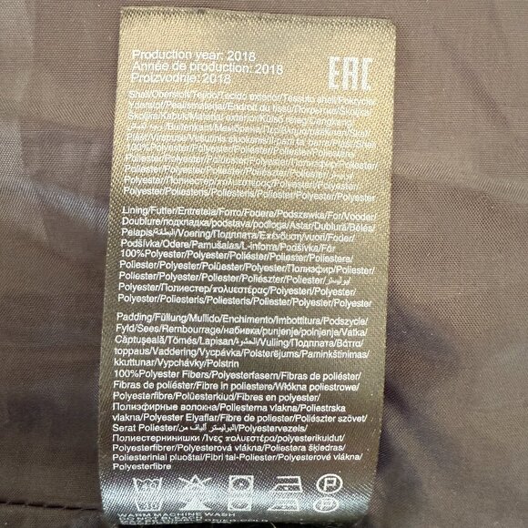 Vero Moda Leopard Print Long Puffer Coat with Hood – Size M - Picture 8 of 8